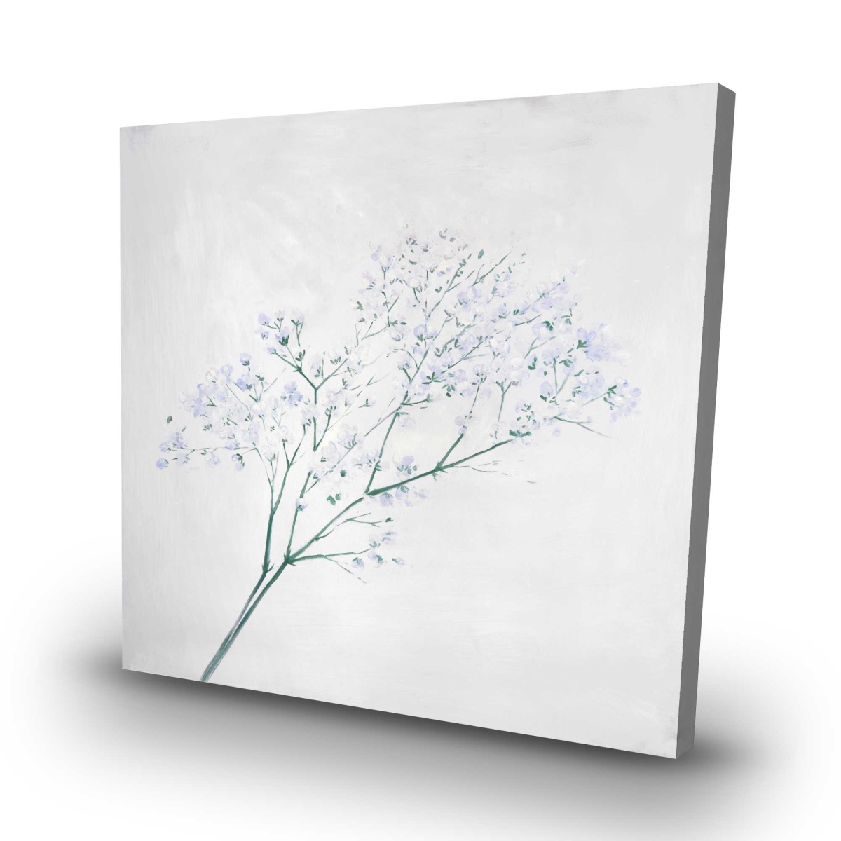 C1RC323201HPRP 32 x 32 in. Bouquet of Flowers Babys Breath - Minimalist Canvas Art