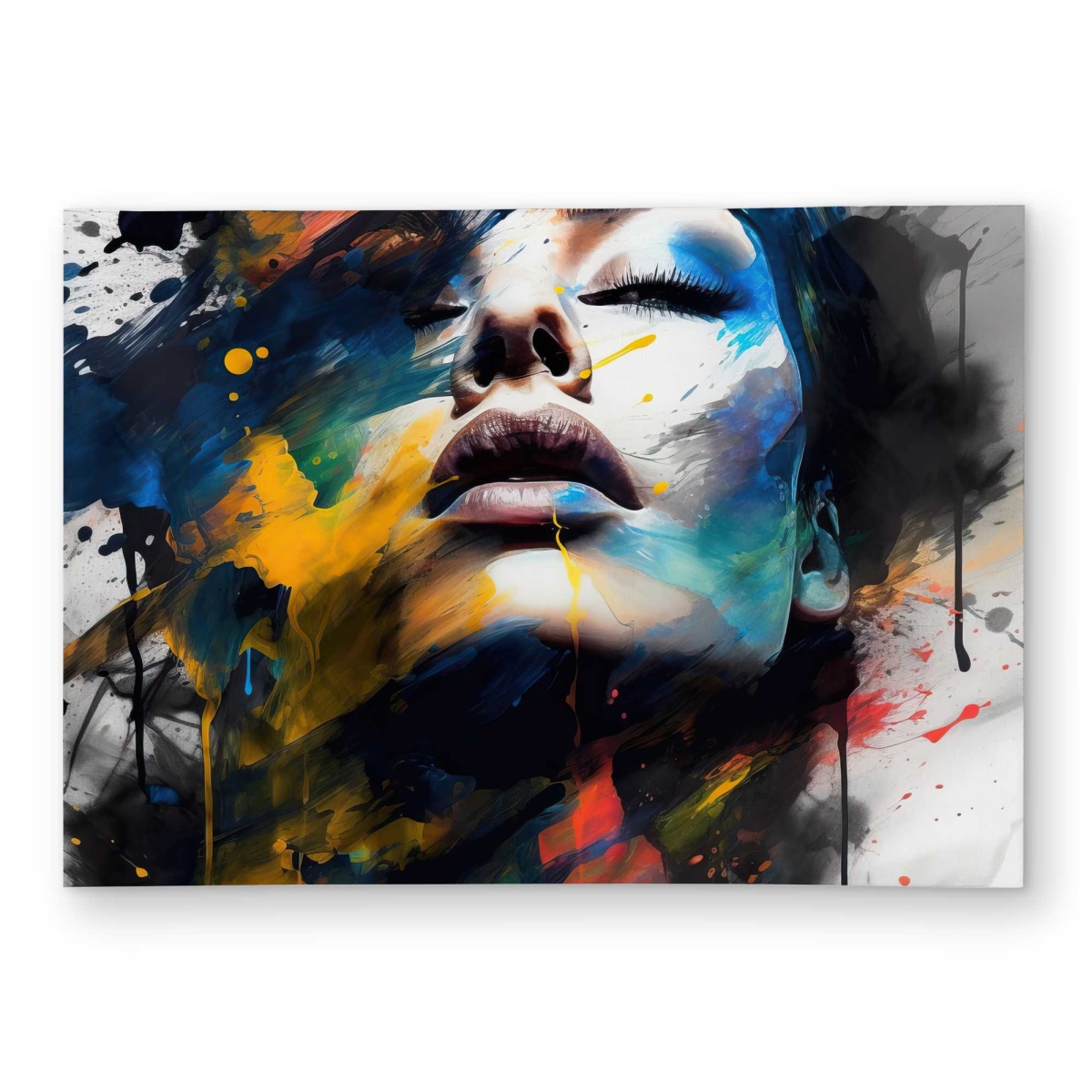 C1ROAR57I0LWQF 5 x 7 ft. Painted Beauty Figurative Bedroom Outdoor Rectangle Area Rug - Decor