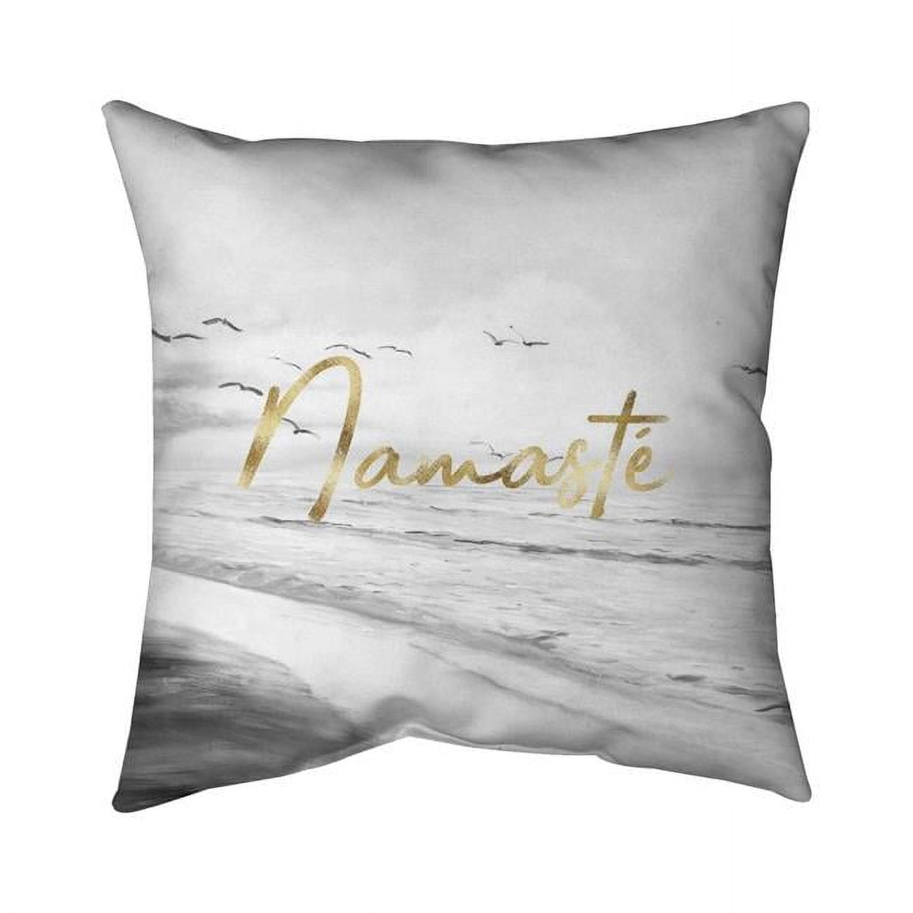 18 x 18 in. Namaste-Double Sided Print Indoor Pillow