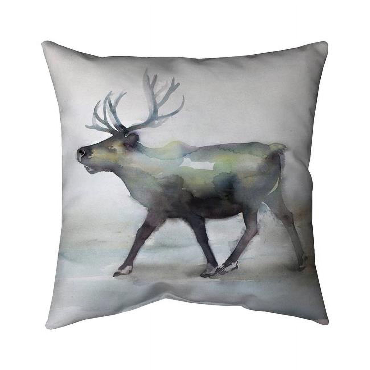 20 x 20 in. Caribou-Double Sided Print Indoor Pillow