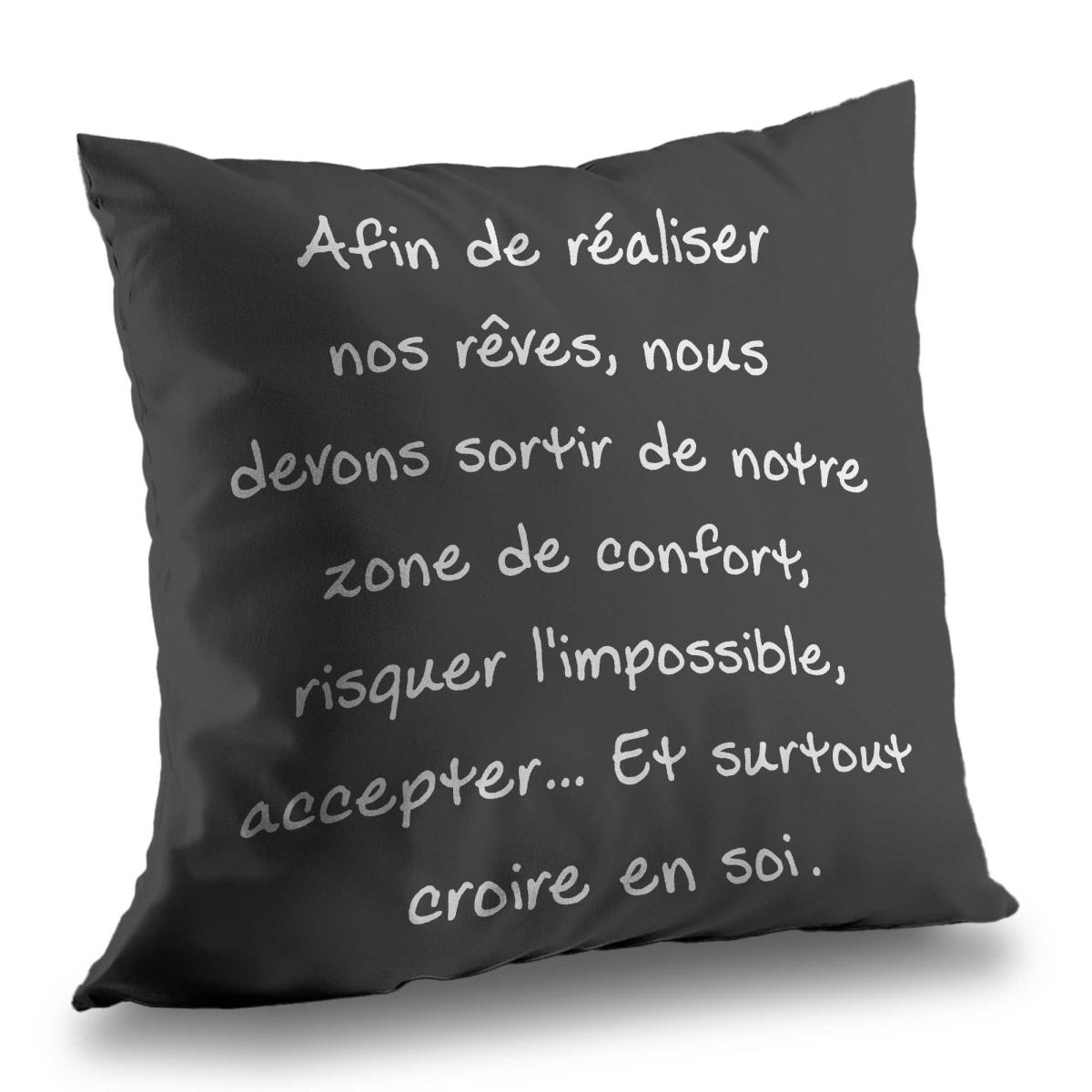 C1PT20202G6OP5 20 x 20 in. Make Our Dreams Come True - Shapes White Throw Pillow Insert