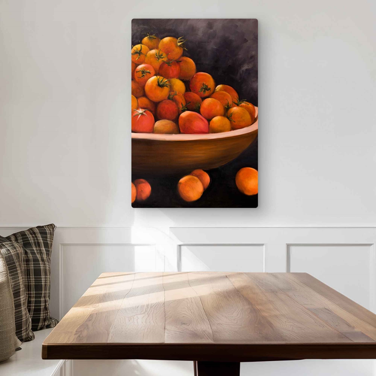 C1MP20306DWXKO 20 x 30 in. Bowl of Cherry Tomatoes Wall Art - Contemporary Metal Print