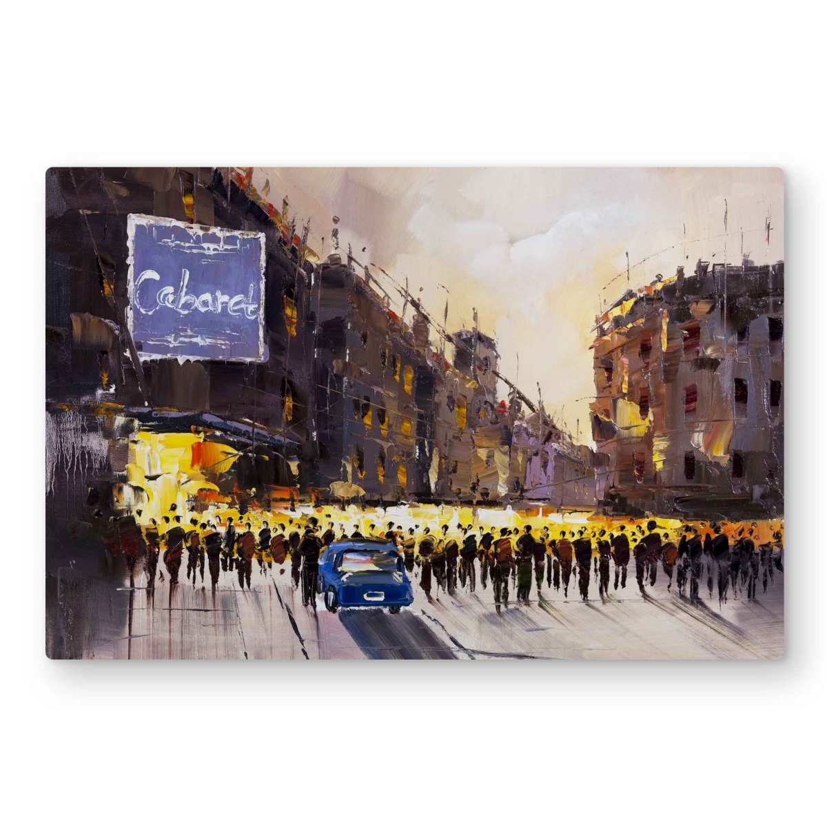 C1MP2030FMO8TW 20 x 30 in. Ready for the Show Wall Art - Modern Building Metal Print