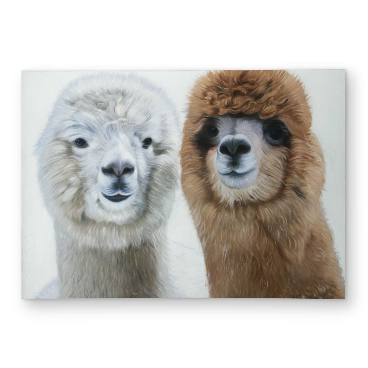 C1ROAR57B3JT0L 5 x 7 ft. Two Lamas Brown Rustic Outdoor Rectangle Area Rug - Decor Essentials