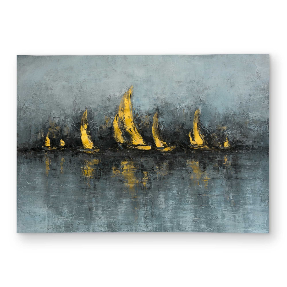 C1ROAR57C7IRQ3 5 x 7 ft. Set Sail Gold Bathroom Outdoor Rectangle Area Rug - Decor Essentials
