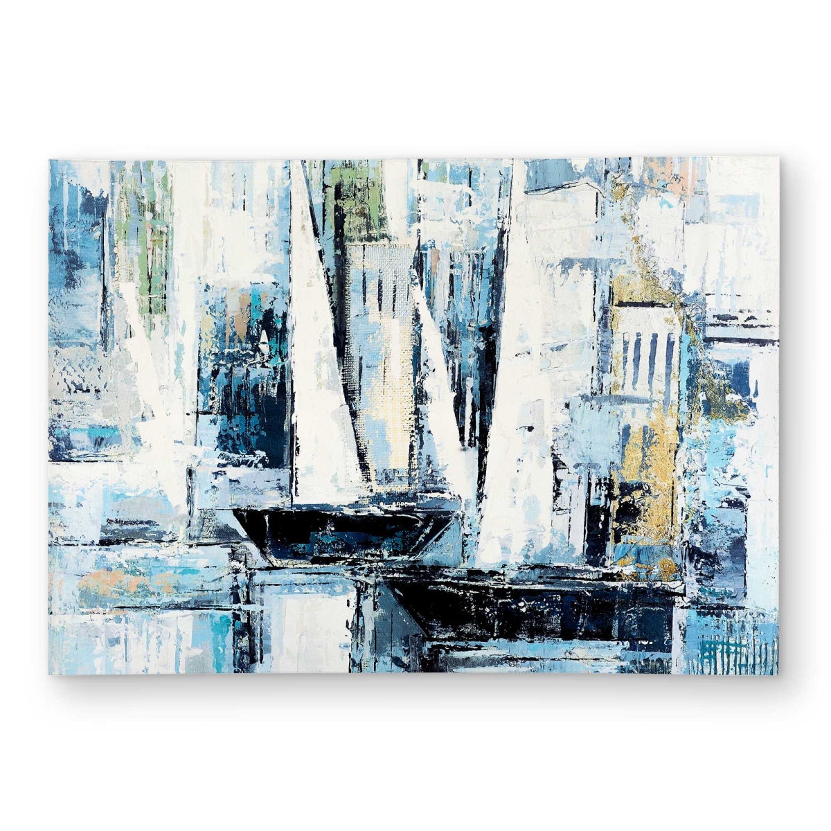 C1ROAR57G8I7S3 5 x 7 ft. Industrial Style Boats Rectangle Area Rug - Marine Livingroom Outdoor Decor