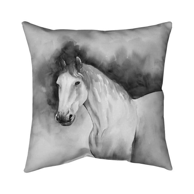 20 x 20 in. Domino Horse-Double Sided Print Indoor Pillow