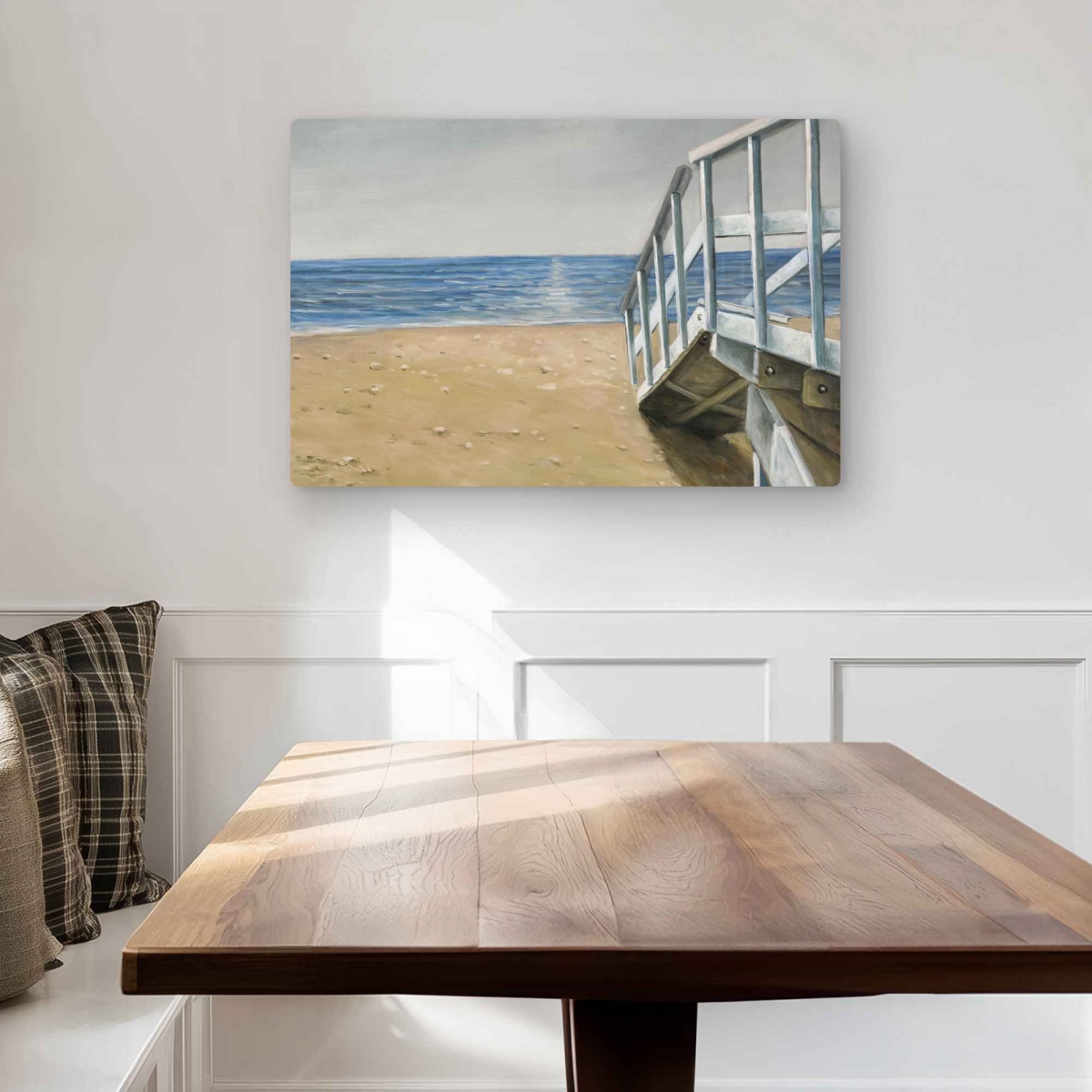 C1MP20303UBSD7 20 x 30 in. Seaside Landscape - Metal Print Wall Art for Bathroom Home Decor
