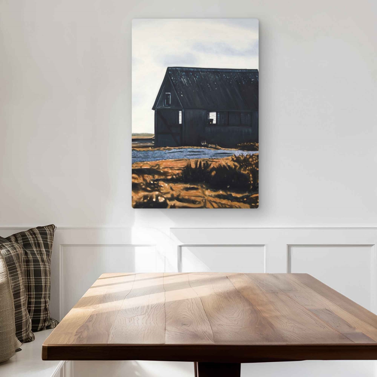C1MP20305LD30L 20 x 30 in. Abandoned Barn Wall Art - Still Life Building Metal Print