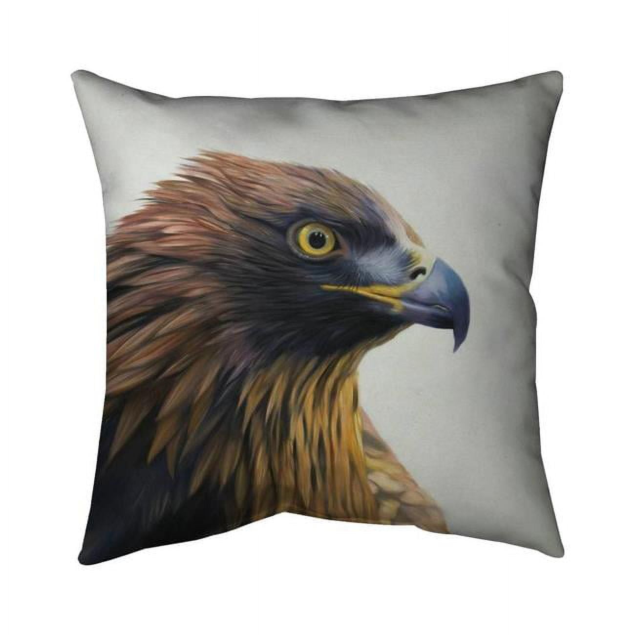 20 x 20 in. Brown-Headed Eagle-Double Sided Print Indoor Pillow