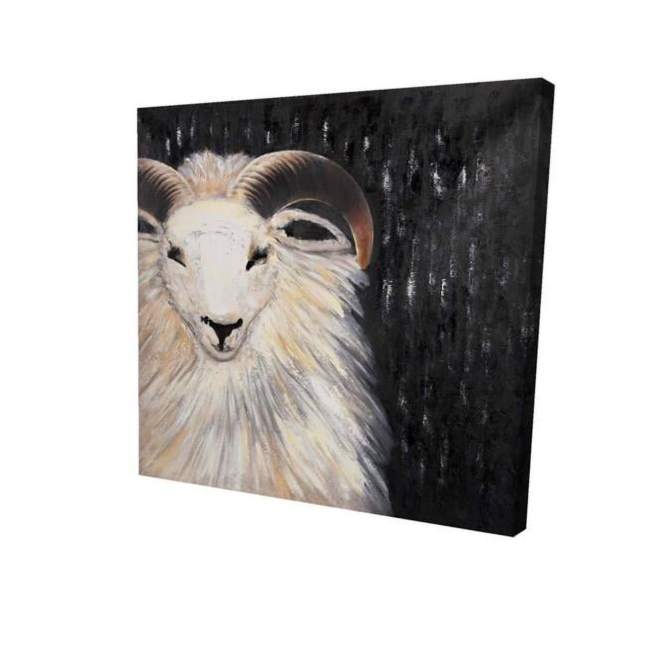 12 x 12 in. Bushy Ram-Print on Canvas