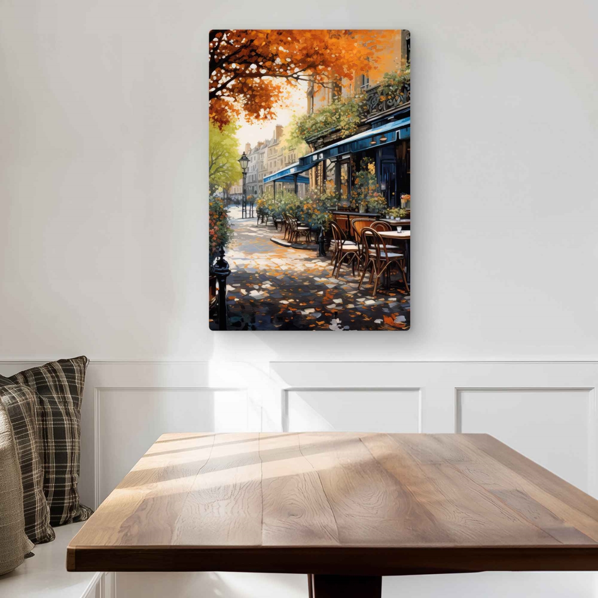 C1MP203007MZ1M 20 x 30 in. My Secret Place - Black Building Metal Print Wall Art for Home Decor