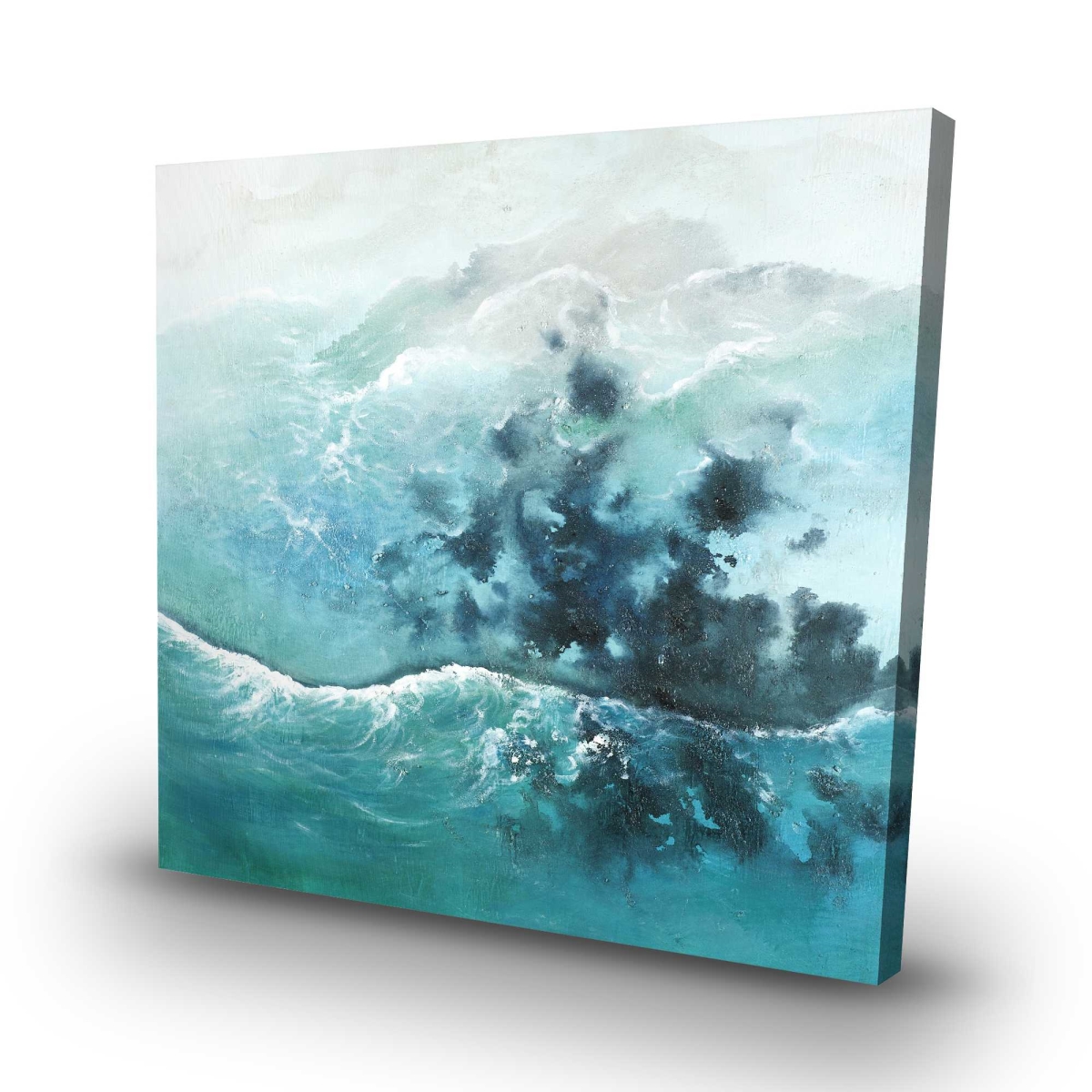 C1RC3232BCJ0P1 32 x 32 in. Seaside of the Caribbean - Sea Marine Canvas for Home Decor