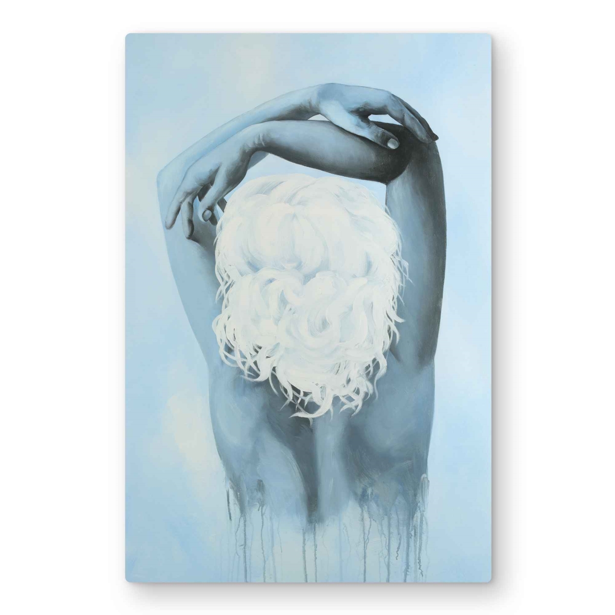 C1MP20302P8OKU 20 x 30 in. Sweet Woman - Living Room Metal Print Wall Art for Home Decor