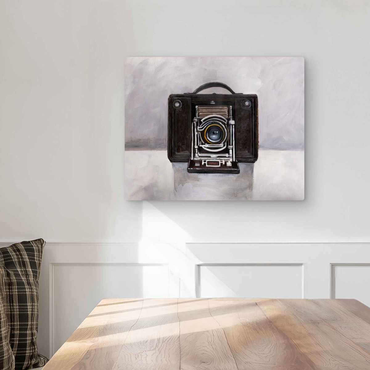 C1MP1620D9LGUA 16 x 20 in. Old Camera Metal Print Wall Art - Unique Decor for Photography Lovers