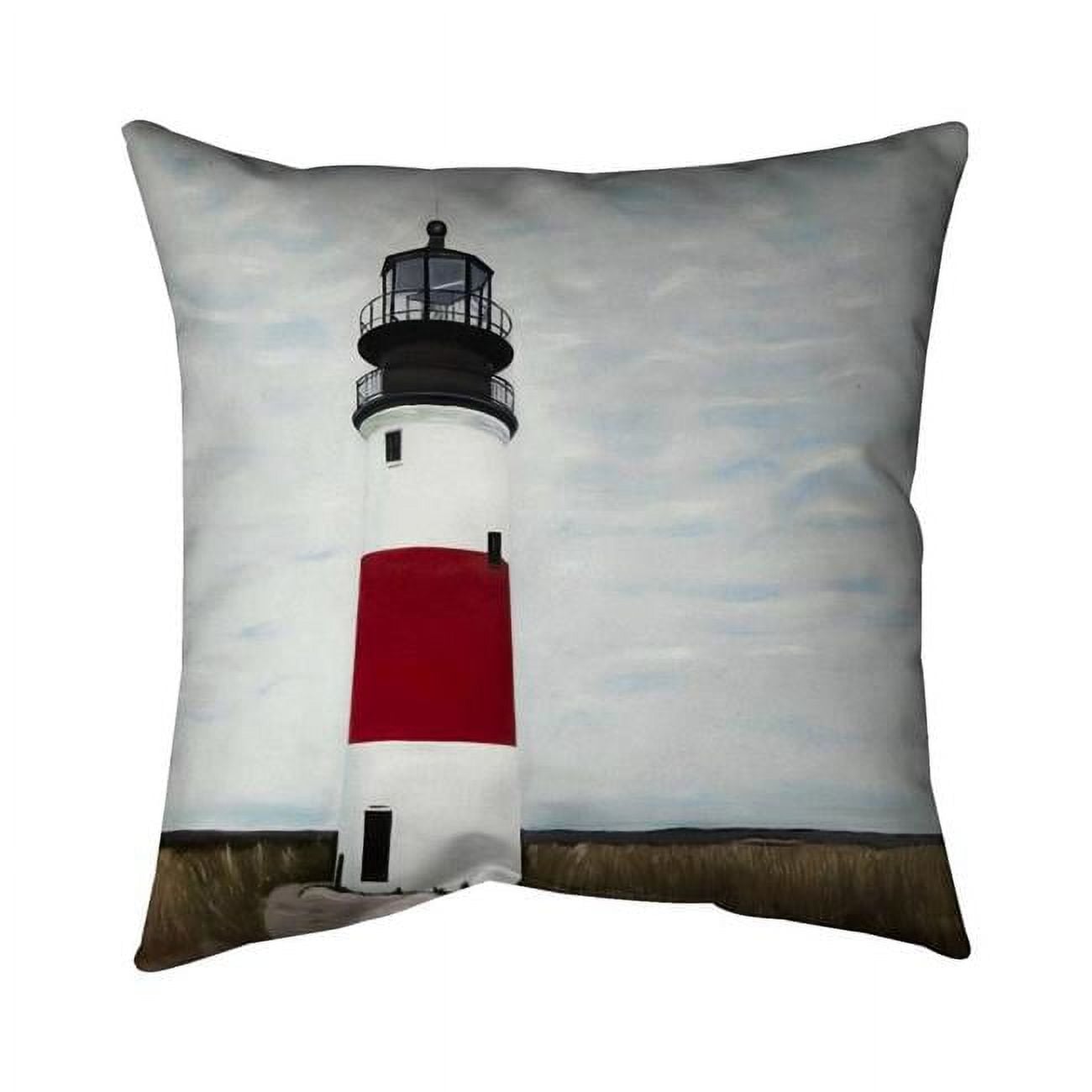 20 x 20 in. Sankaty Head Lighthouse-Double Sided Print Indoor Pillow