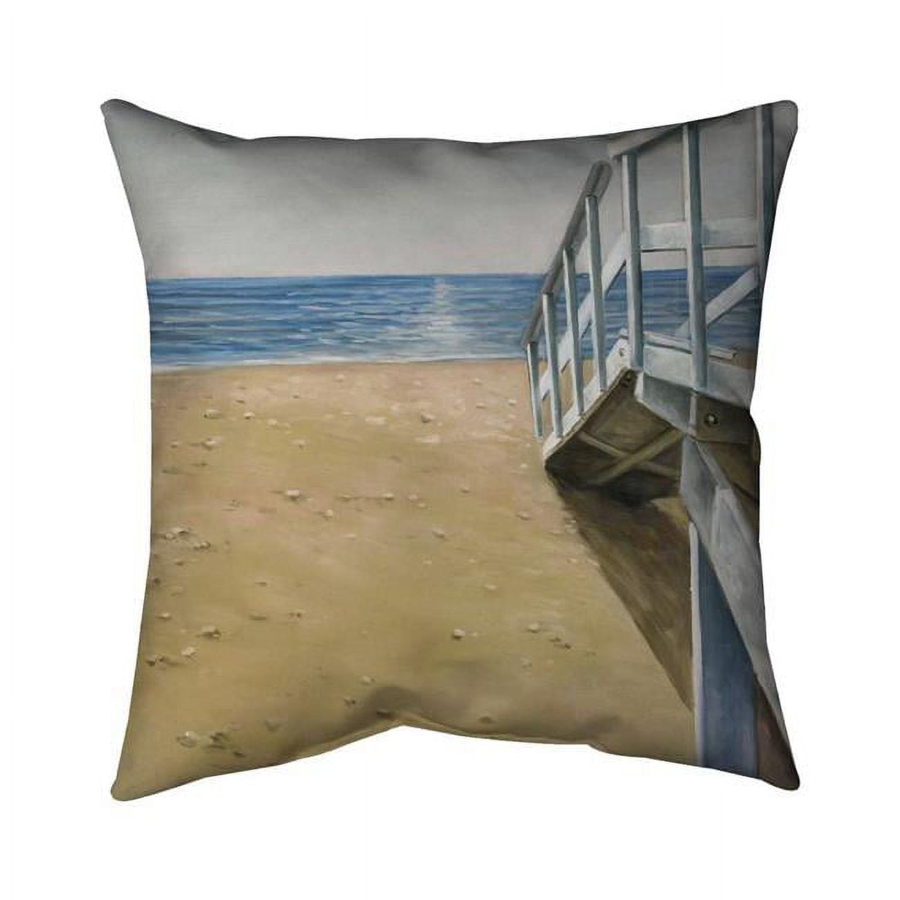 20 x 20 in. Seaside Landscape-Double Sided Print Indoor Pillow
