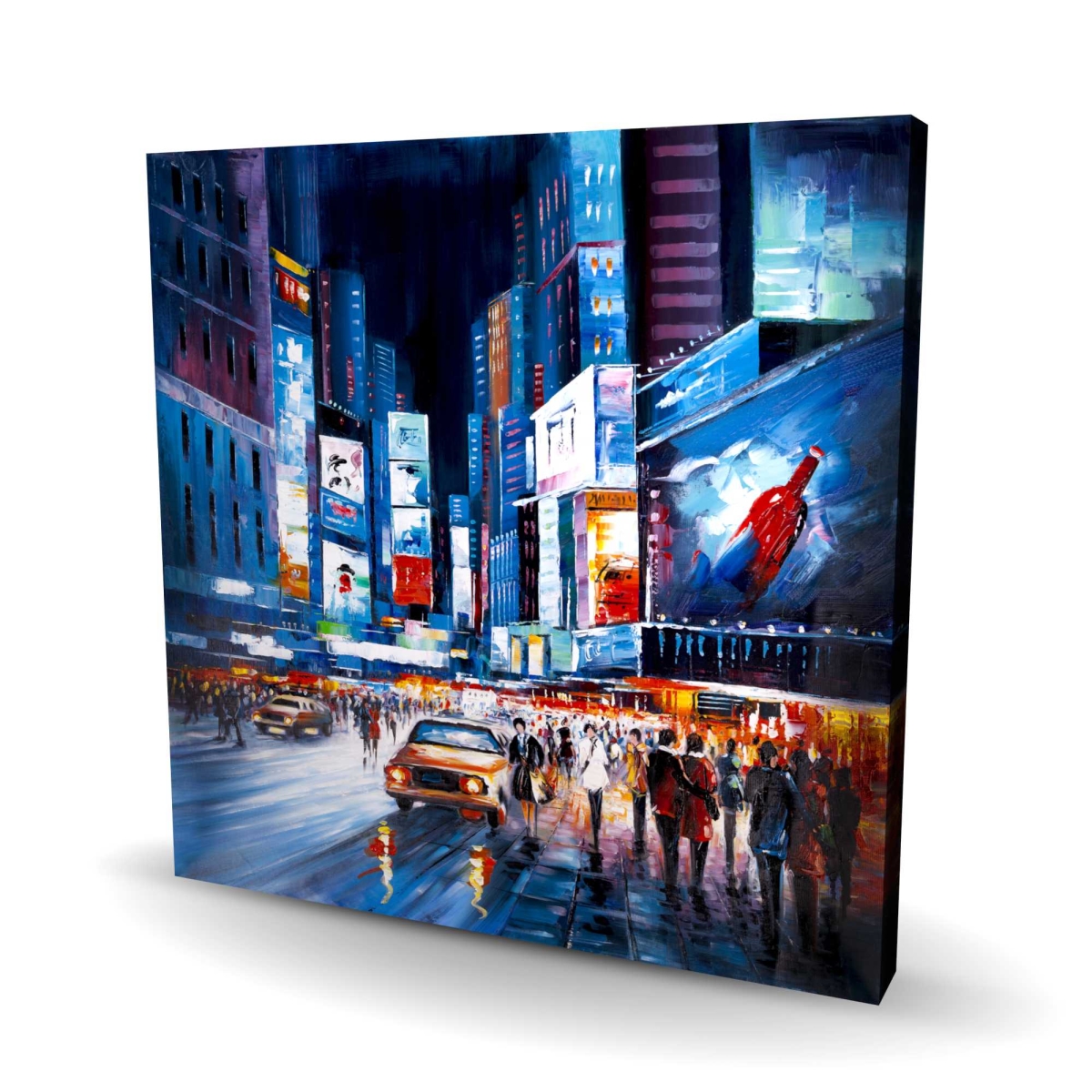C1RC2424LM3O7C 24 x 24 in. Times Square Perspective - Contemporary Canvas