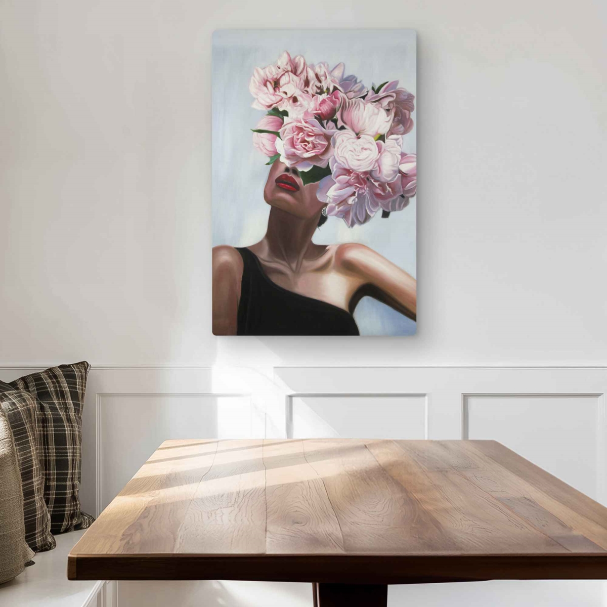C1MP2030BDDRYO 20 x 30 in. See Life In Flowers - Pink Metal Print Wall Art for Bedroom Decor