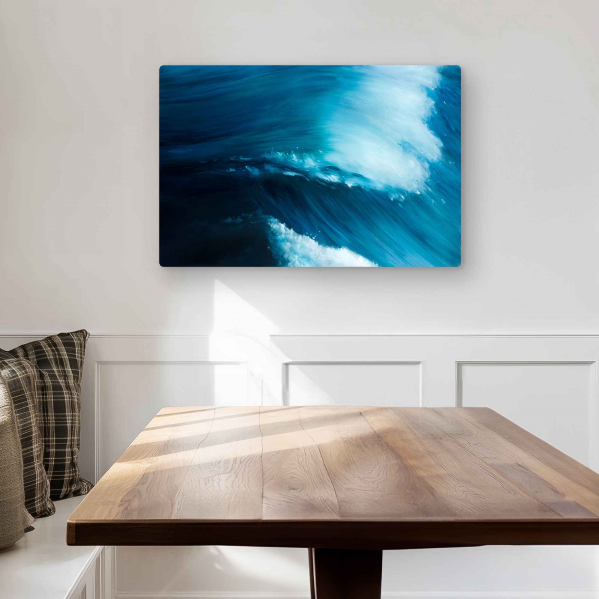 C1MP2030BFGRGJ 20 x 30 in. Unleashed Sea - Coastal Bedroom Metal Print Wall Art for Home Decor