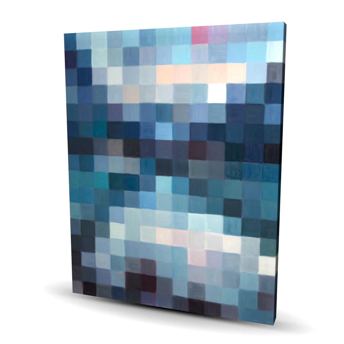 C1RC4860TV707S 48 x 60 in. Pixelated Mountainous Landscape - Abstract Modern Canvas Art