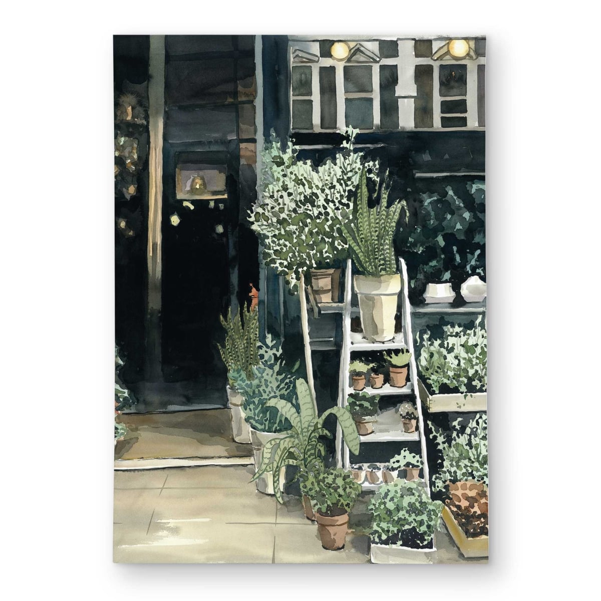C1ROAR57JBLHI4 5 x 7 ft. Plants Shop - Office Cactus Outdoor Rectangle Area Rug for Home Decor