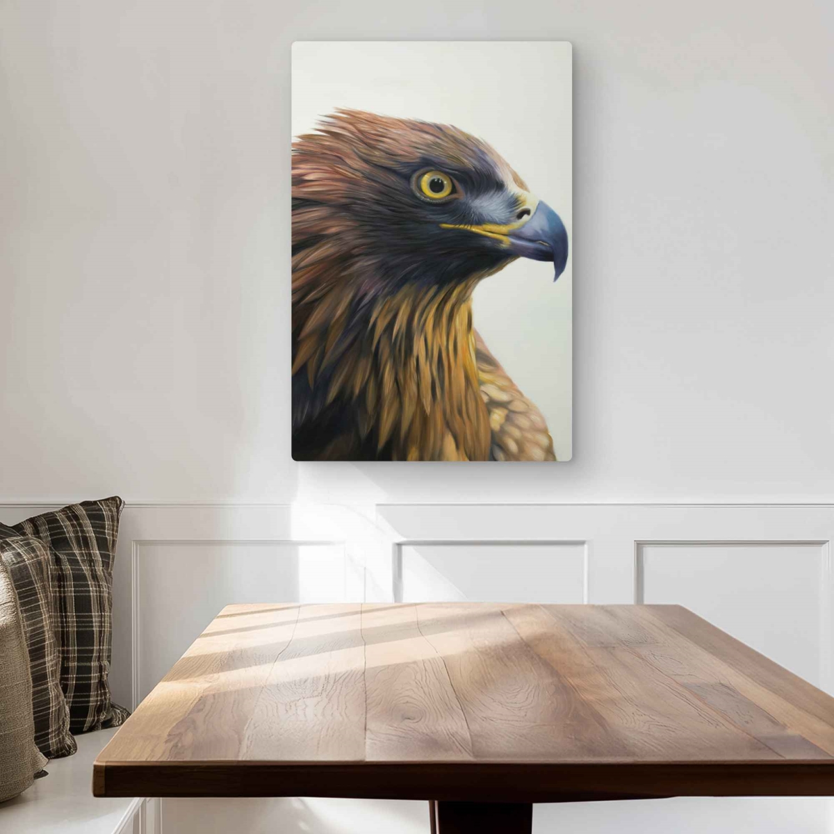 C1MP2030MVJTL9 20 x 30 in. Brown-Headed Eagle Metal Print Wall Art - Wildlife Living Room Decor