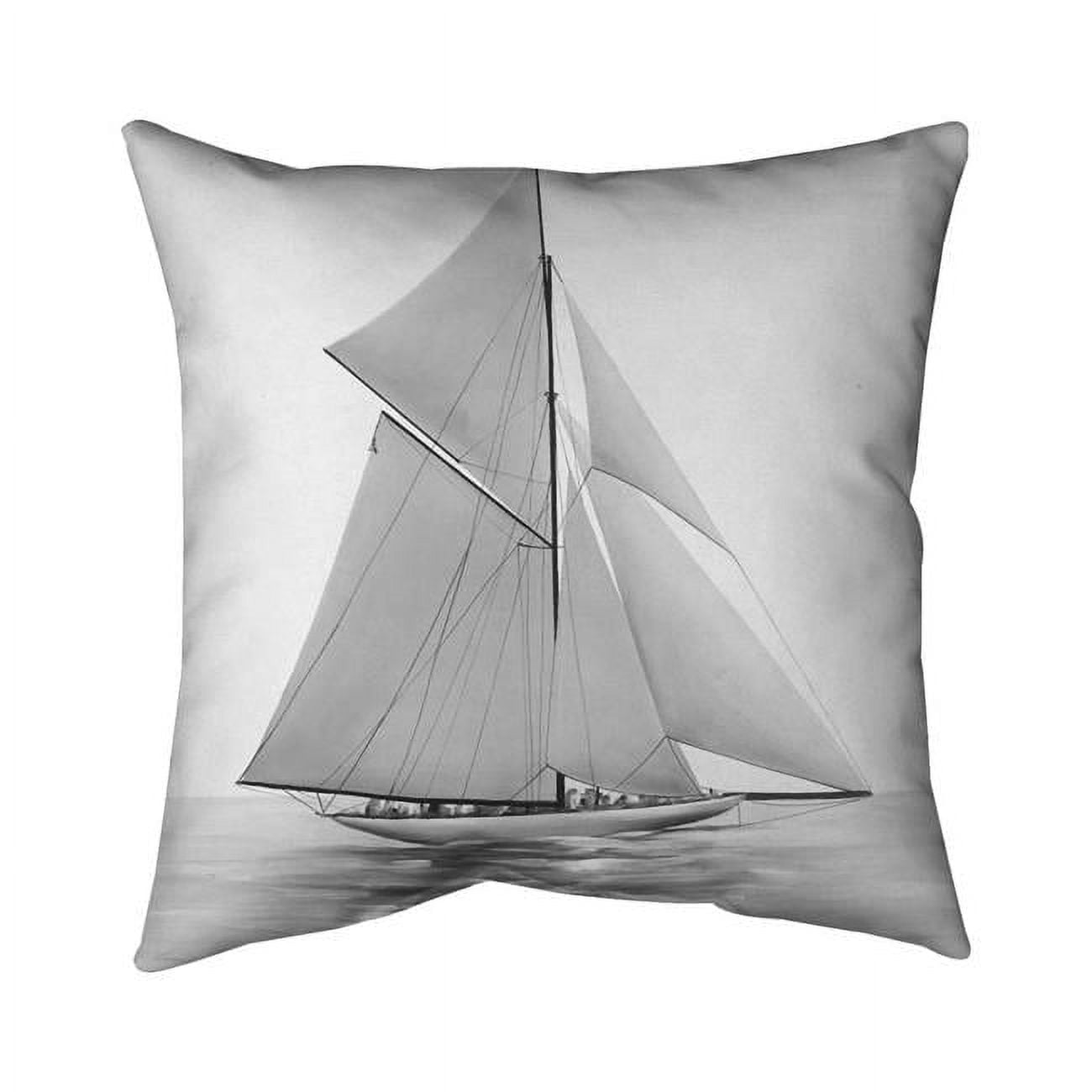20 x 20 in. Sailing Ship-Double Sided Print Indoor Pillow