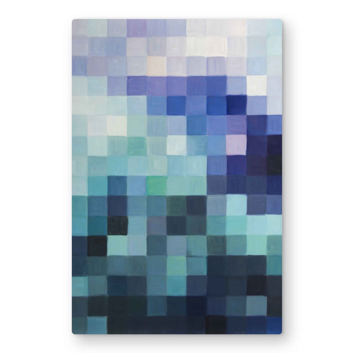 C1MP2030UWZ8SO 20 x 30 in. Pixelized Landscape - Patterns Bathroom Metal Print Wall Art - Decor