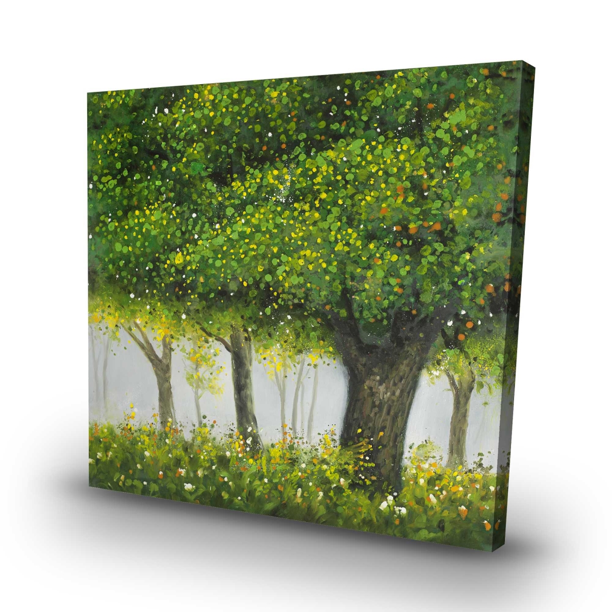 C1RC32321FL2FO 32 x 32 in. Forest by Summer - Contemporary Canvas for Home Decor