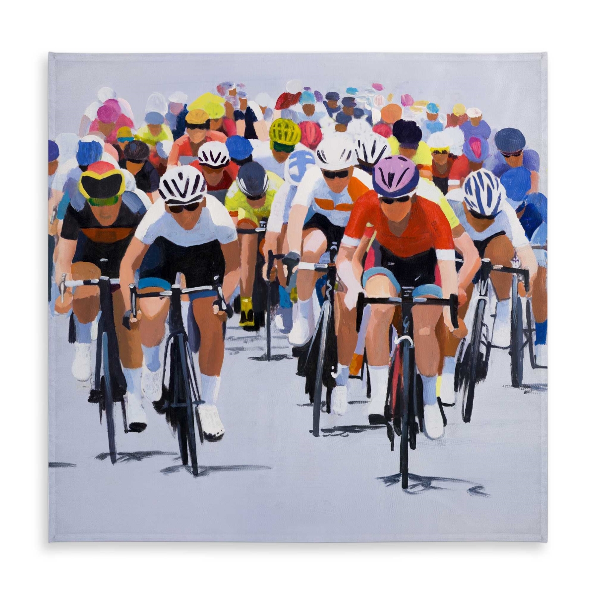 Picture of Begin Home Decor C1TC5858I915HE 58 x 58 in. Cycling Competition Tablecloth - Hobbies Sports & Games