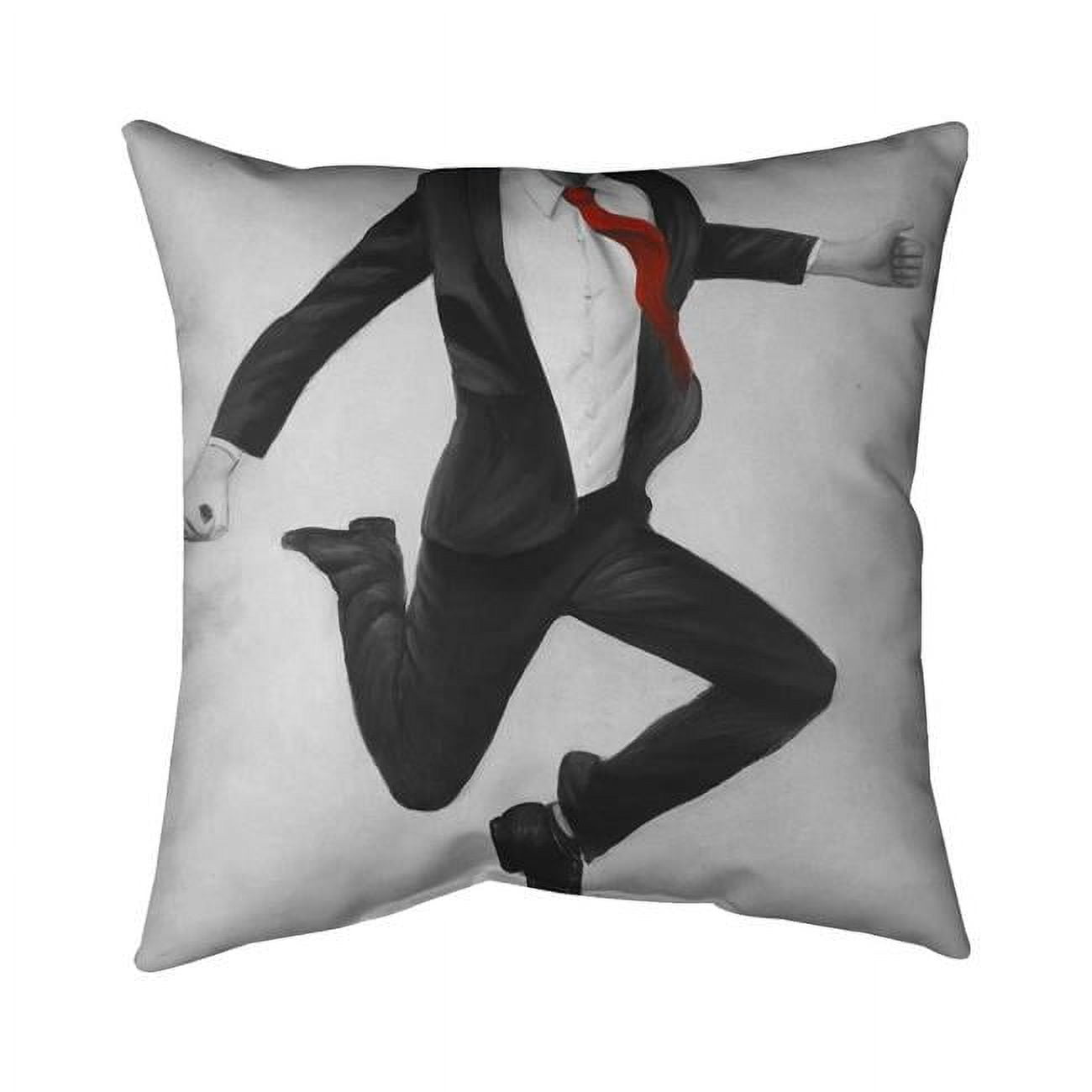 20 x 20 in. Happy Classic Man-Double Sided Print Indoor Pillow