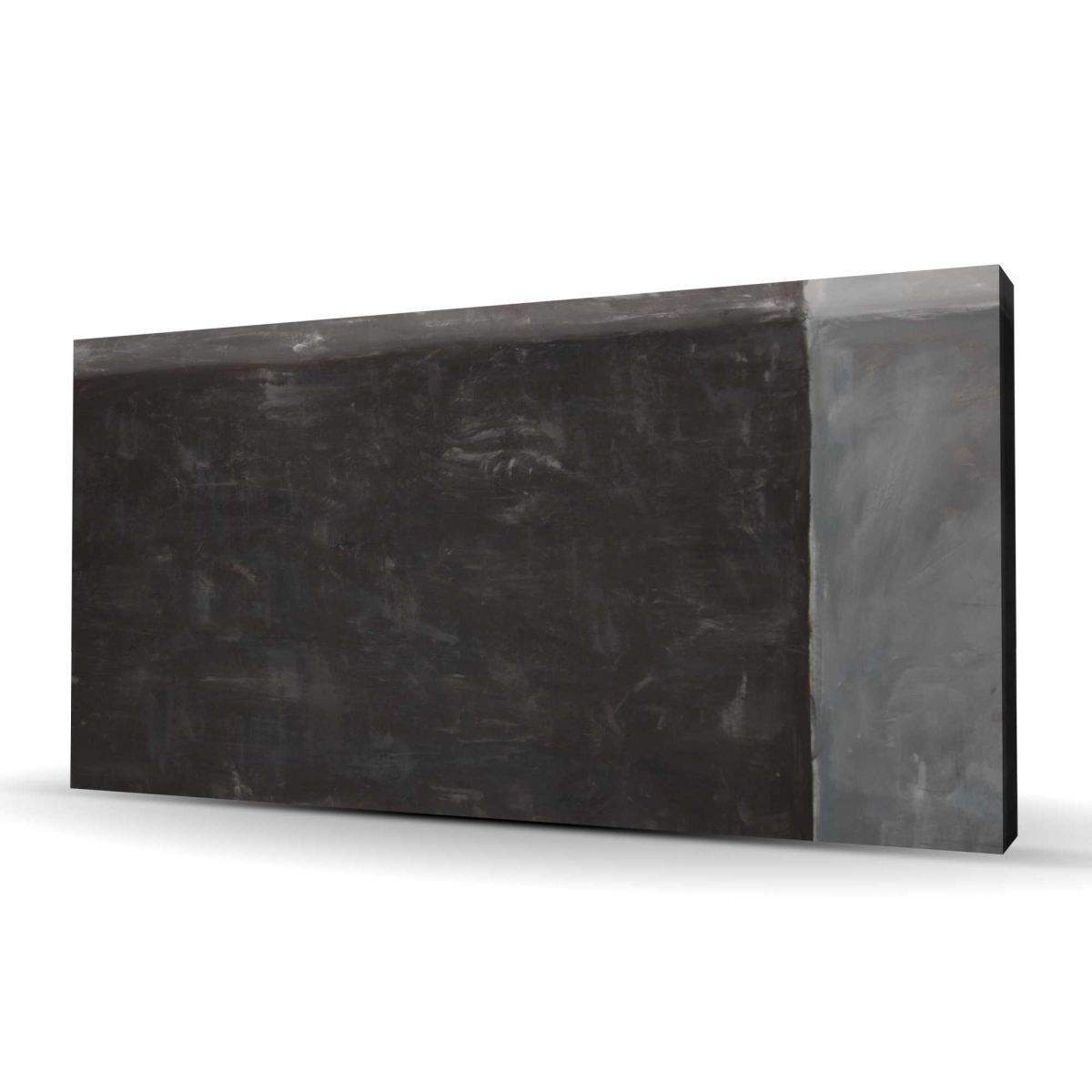 C1RC2448KKRFGQ 24 x 48 in. Four Shades of Gray - Abstract Shapes Canvas for Home Decor