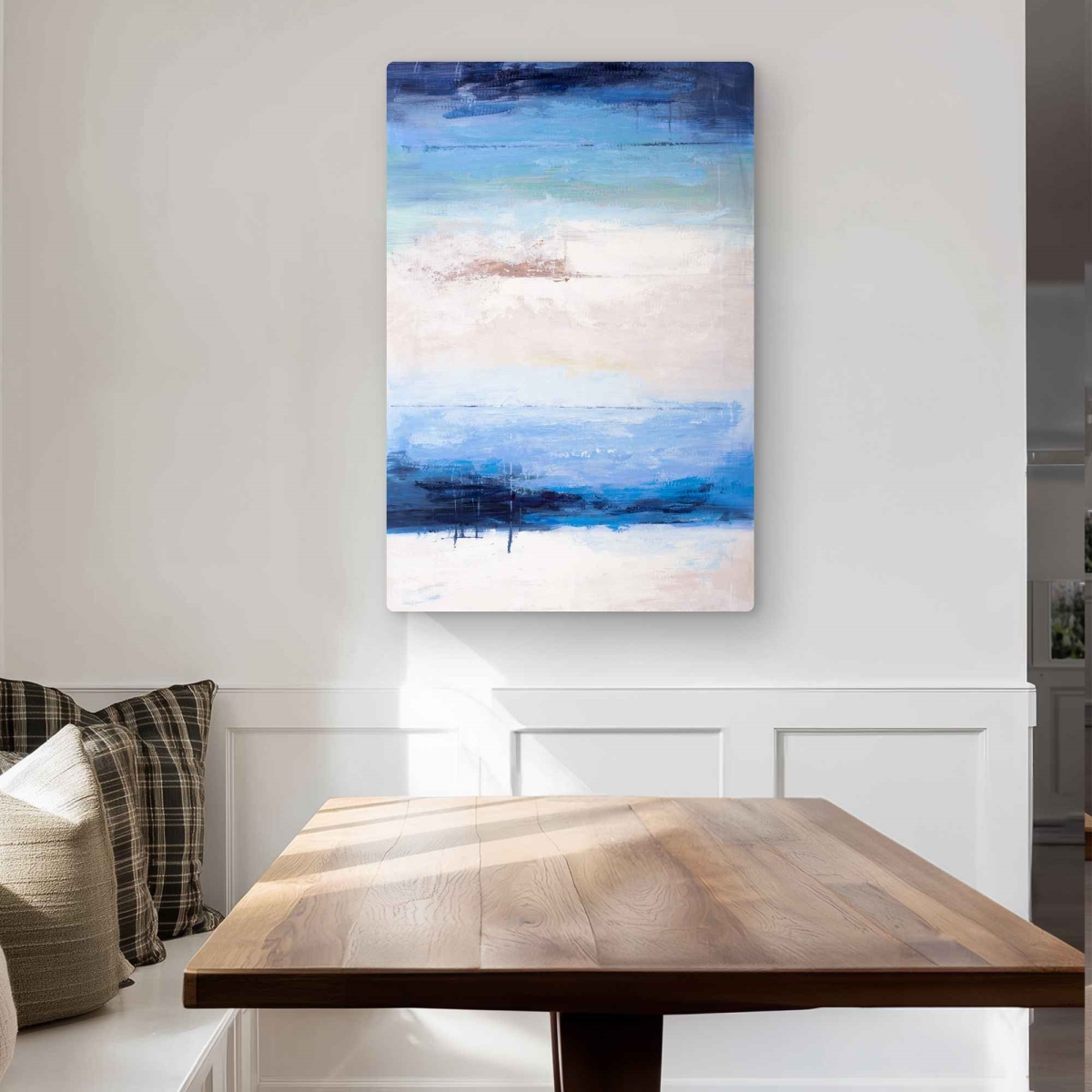 C1MP243636KI81 24 x 36 in. Colors of the Beach Wall Art - Living Room Sea Metal Print Decor
