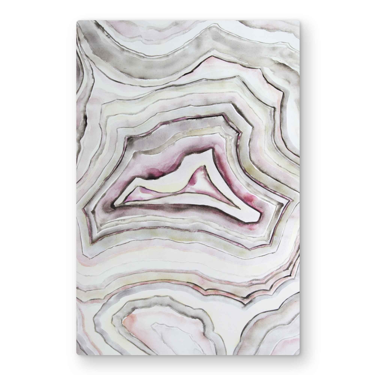 C1MP2030ASMHYH 20 x 30 in. Geode - Minerals Office Metal Print Wall Art for Unique Home Decor