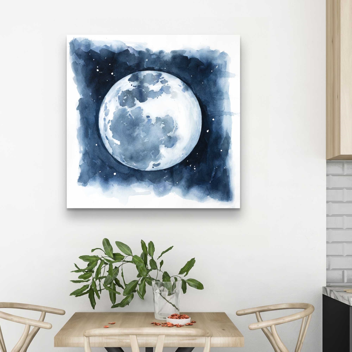 C1RC3232OF1XDA 32 x 32 in. Satellite View of the Earth Canvas - Bedroom Galaxy Art