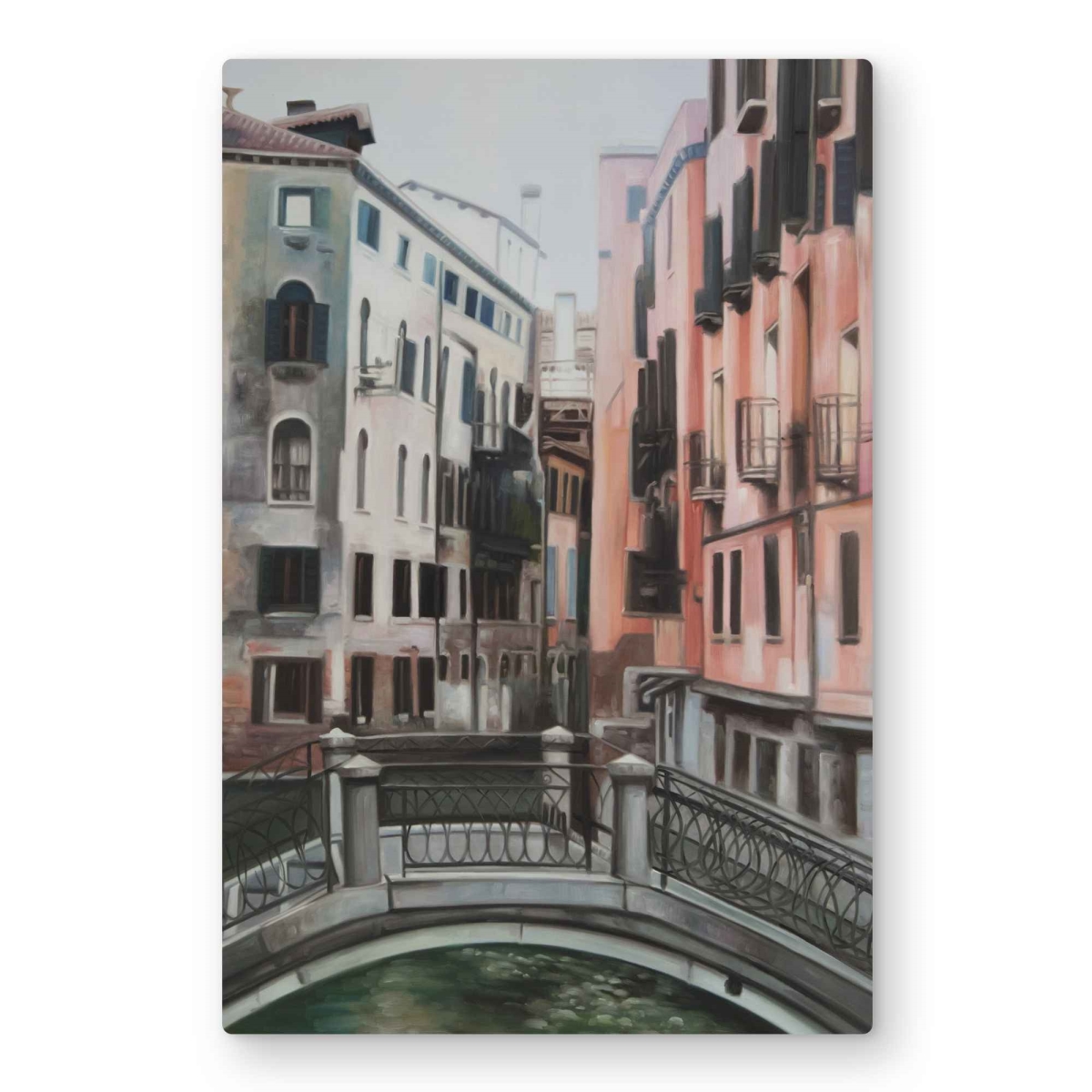 C1MP2030318AHB 20 x 30 in. Venice Sea Bohemian Metal Print Wall Art - Unique Home Decor Accent