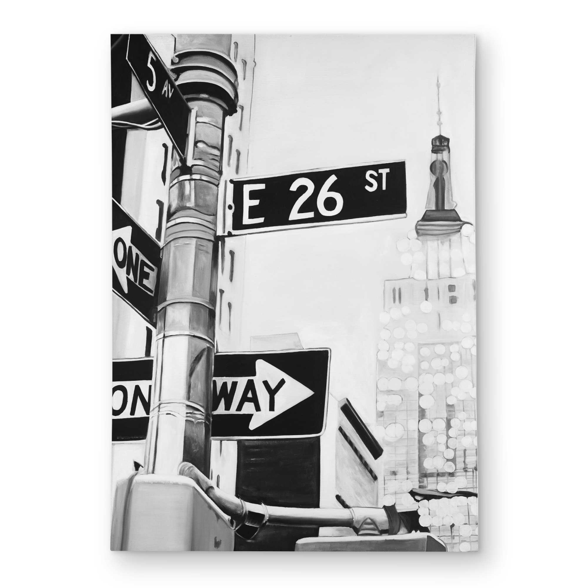 C1ROAR57X1TYKM 5 x 7 ft. York City Street Signs Outdoor Rectangle Area Rug - Black Typo & Symbols