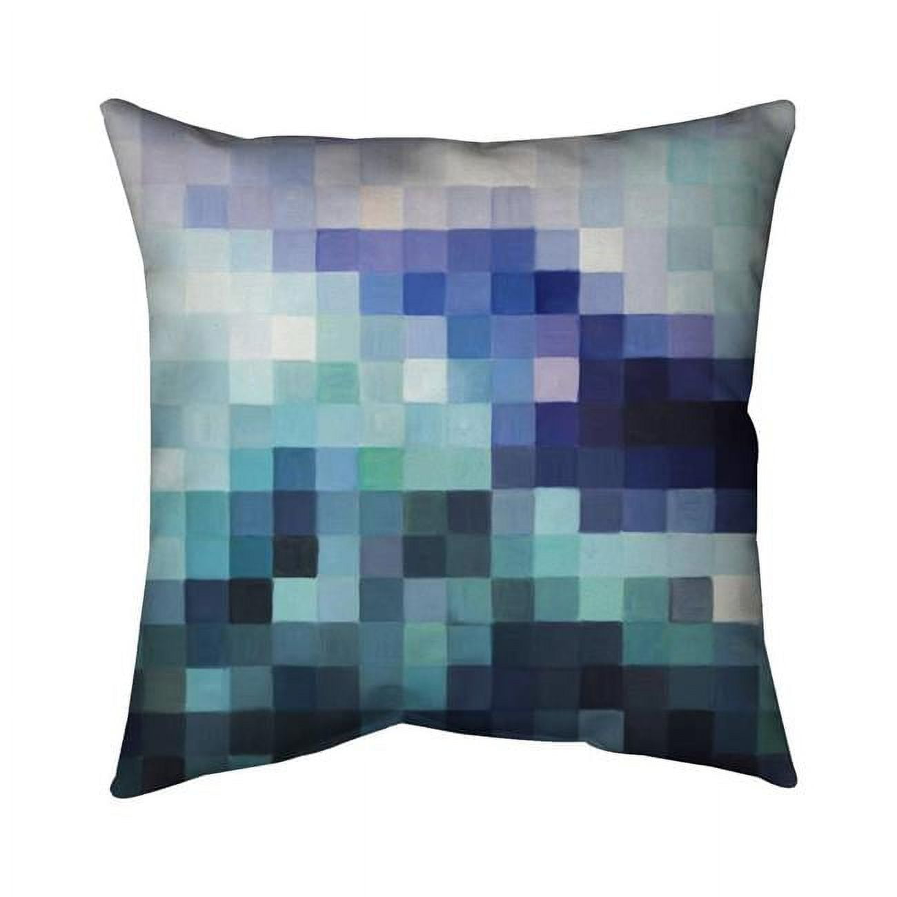 20 x 20 in. Pixelized Landscape-Double Sided Print Indoor Pillow