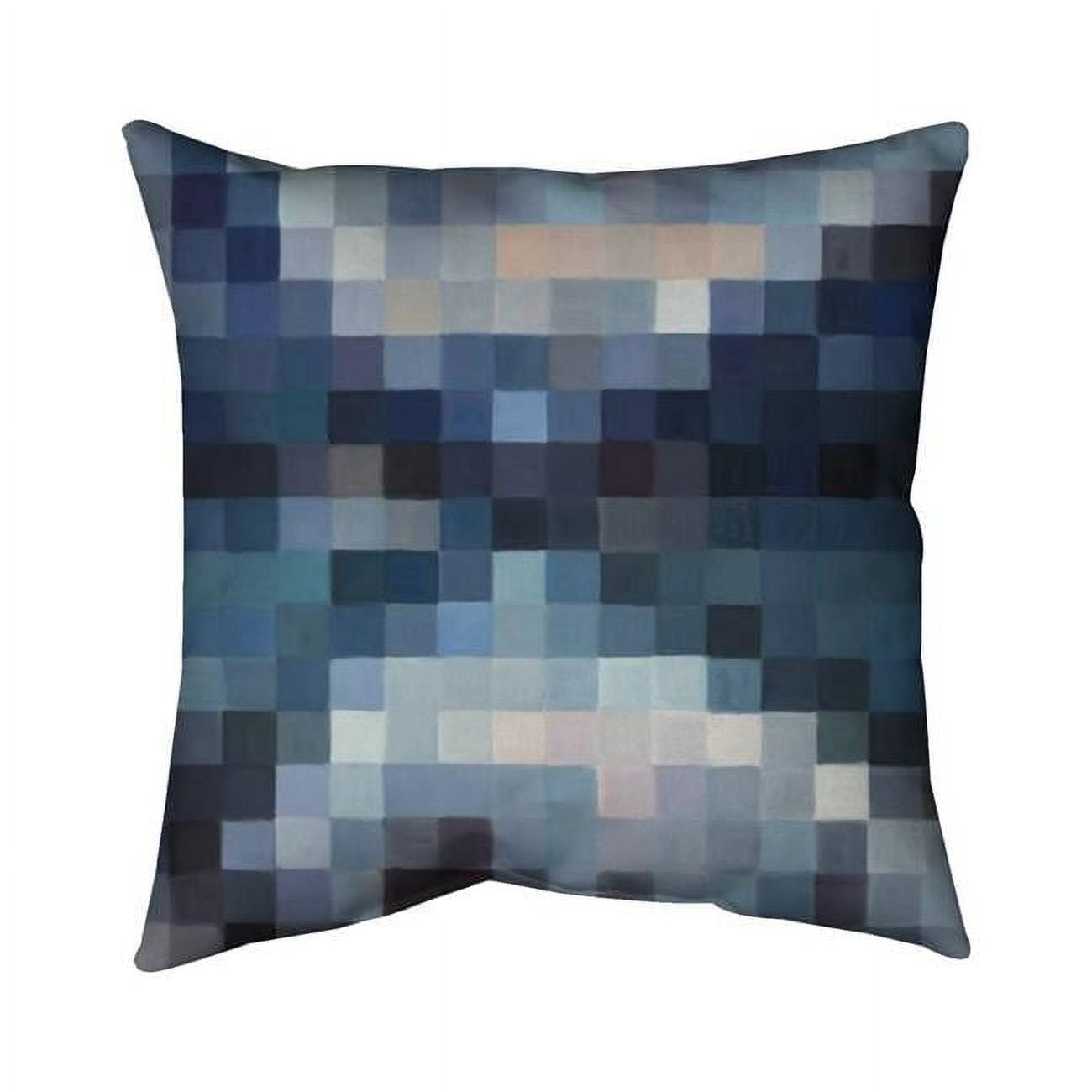 20 x 20 in. Pixelated Mountainous Landscape-Double Sided Print Indoor Pillow