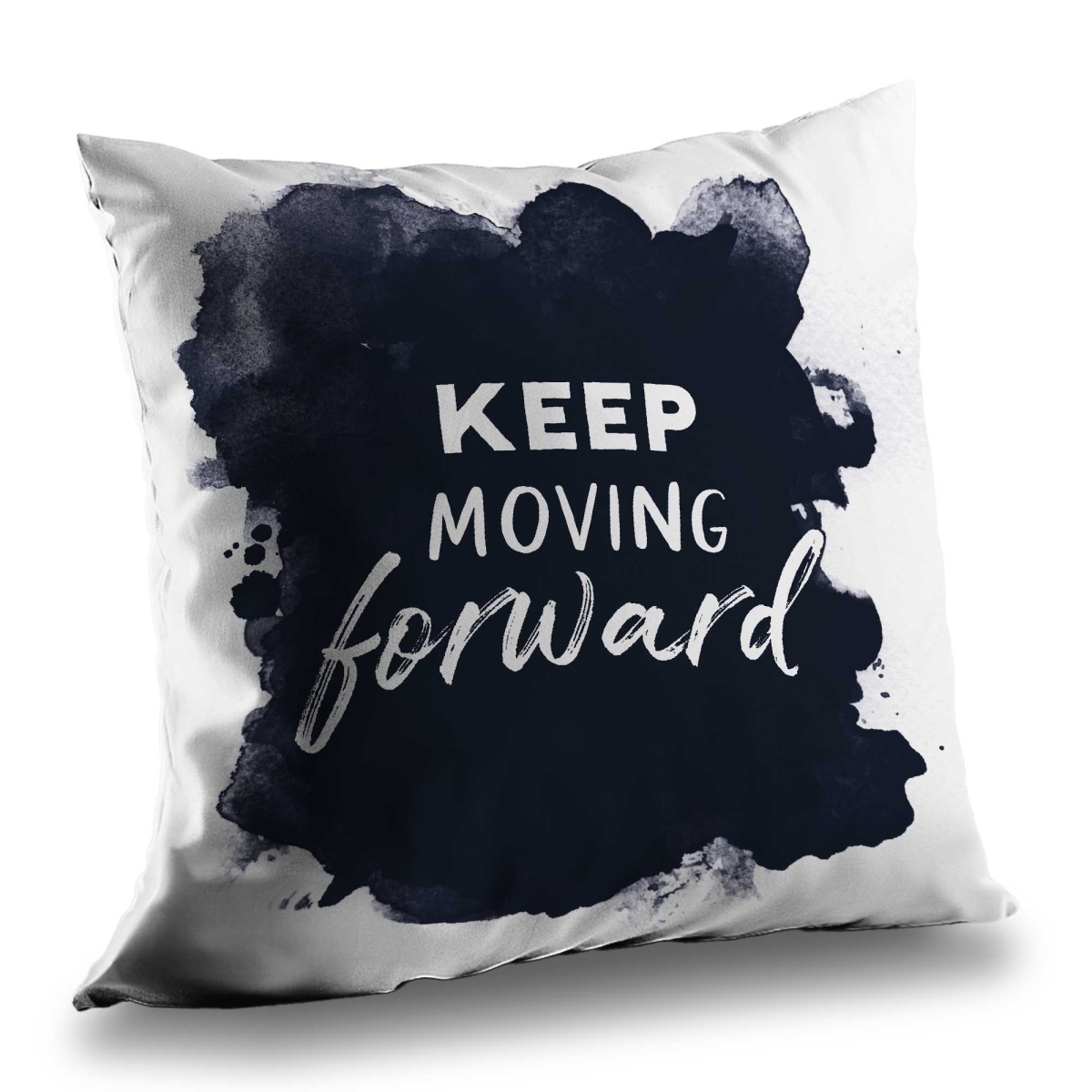 C1PC14141PVXCL 14 x 14 in. Keep Moving Forward - Modern Poly Twill Throw for Bedroom