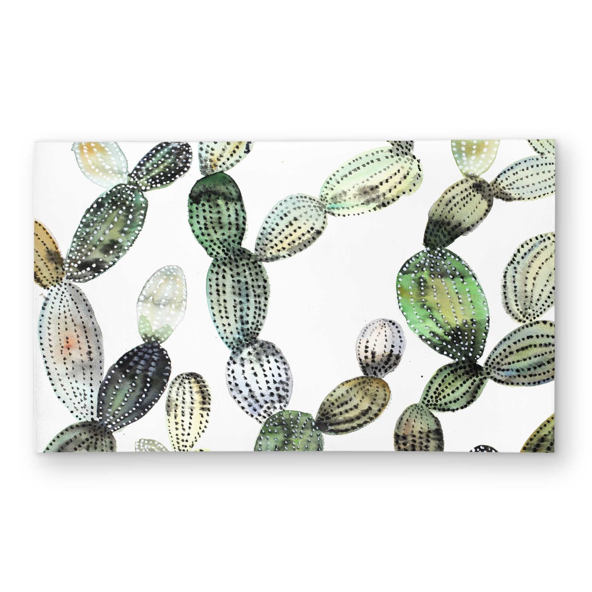 C1ROAR35SSZHRT 3 x 5 ft. Pattern Opuntia Cactus - Exotic Green Outdoor Rectangle Area Rug