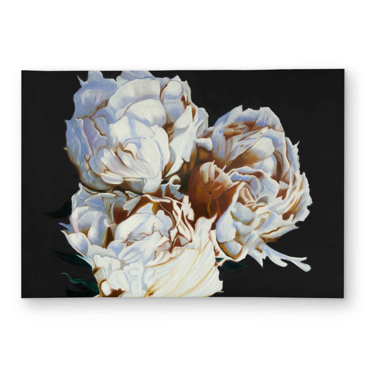 C1ROAR571J5DVI 5 x 7 ft. Blooming Peonies Outdoor Rectangle Area Rug - Hyperrealist Home Decor