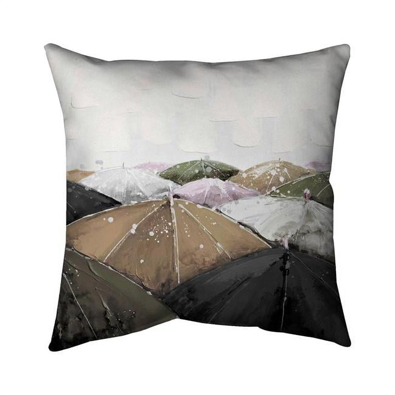 20 x 20 in. Spring Showers-Double Sided Print Indoor Pillow