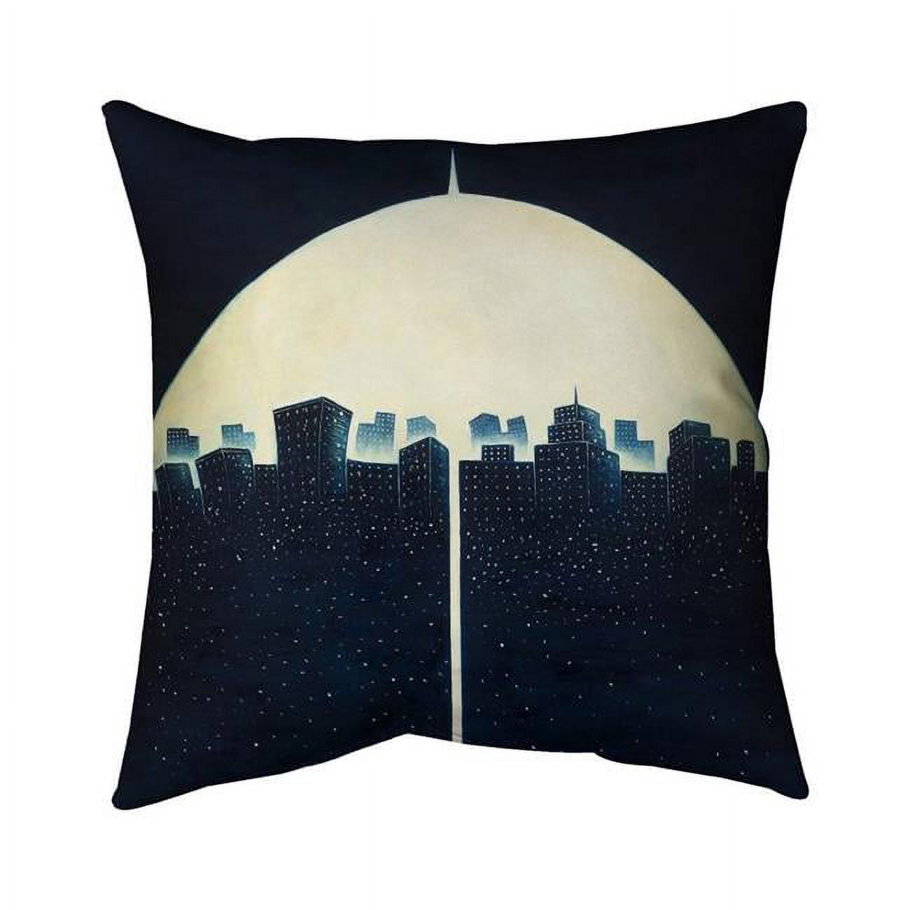 20 x 20 in. A City Under A Umbrellas-Double Sided Print Indoor Pillow