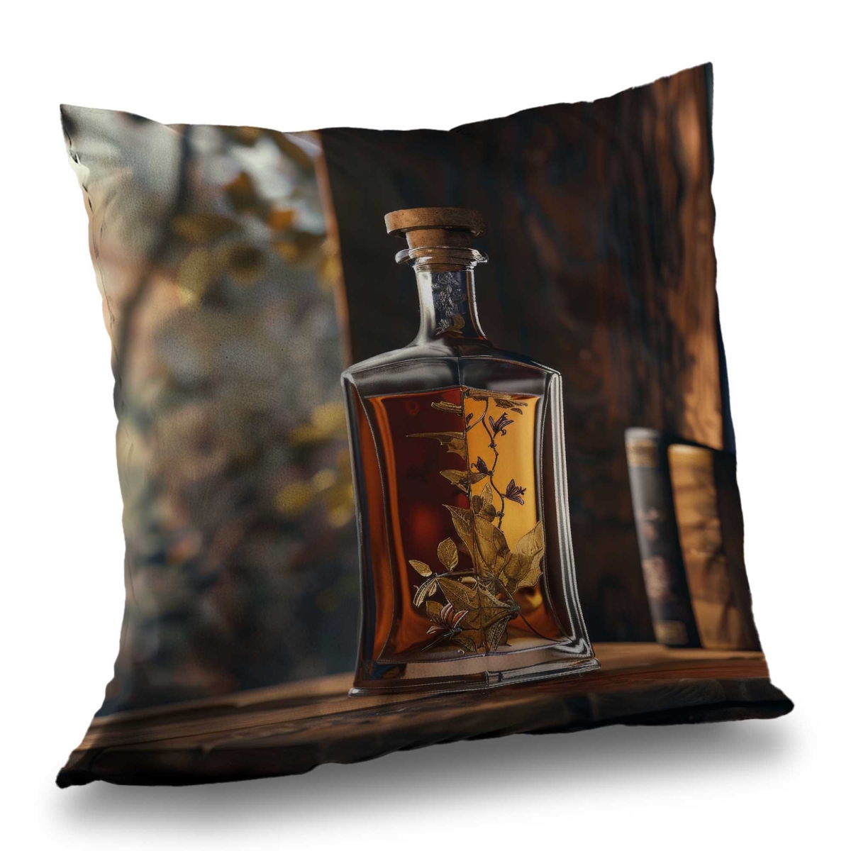 C1PT18183XFMNS 18 x 18 in. Alcohol Beige Poly Twill Throw Pillow Insert for Home Decor