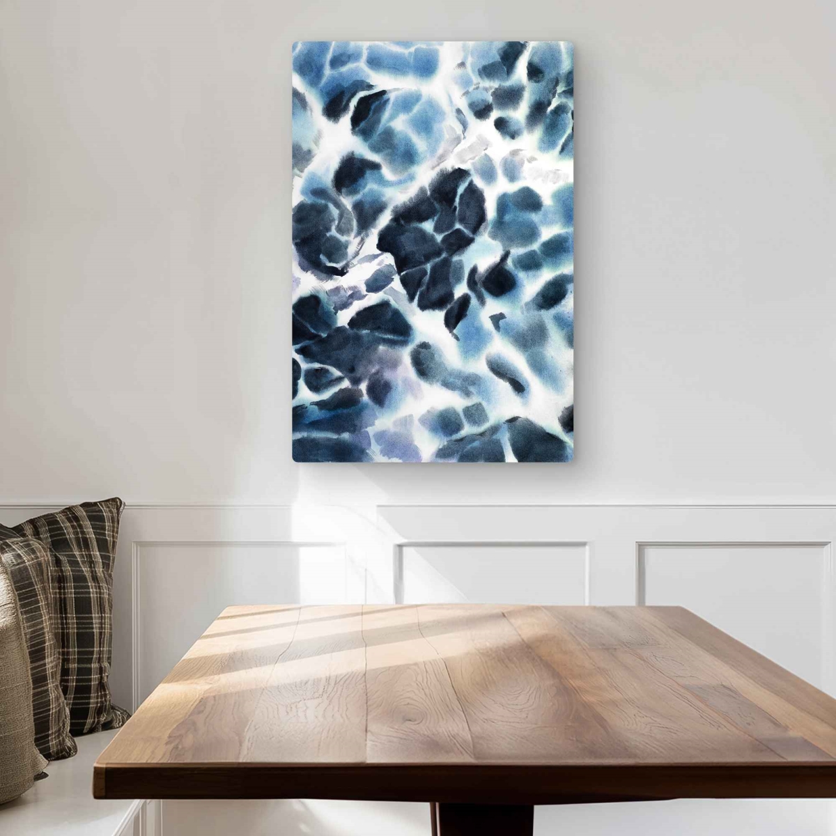 C1MP2030TBXTNB 20 x 30 in. Stormy Waves of the Sea - Metal Print Wall Art for Home Decor