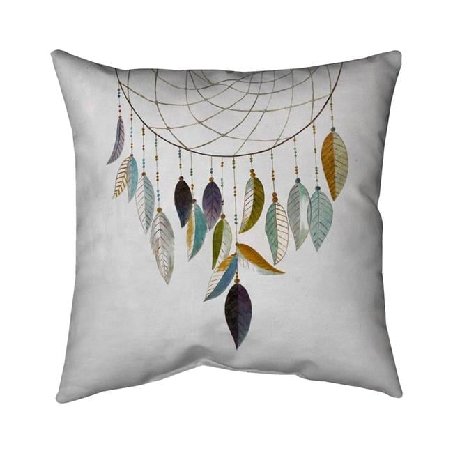20 x 20 in. Dreamcatcher with Feathers-Double Sided Print Indoor Pillow