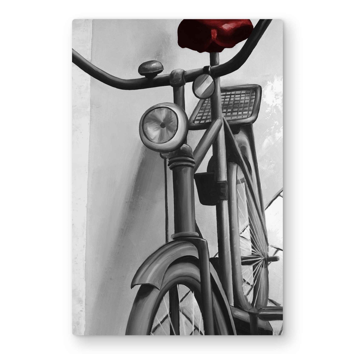 C1MP20309MZZ7K 20 x 30 in. Abandoned Bicycle - Metal Print Wall Art for Home Decor - Unique Art