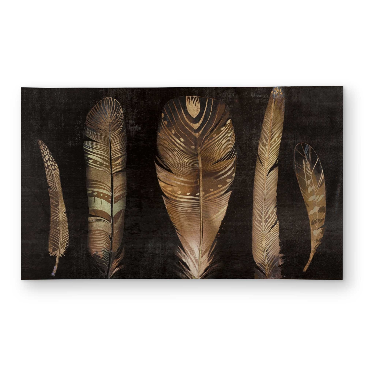 C1ROAR35MMGK44 3 x 5 ft. Brown Feather Set - Bohemian Feathers Outdoor Rectangle Area Rug